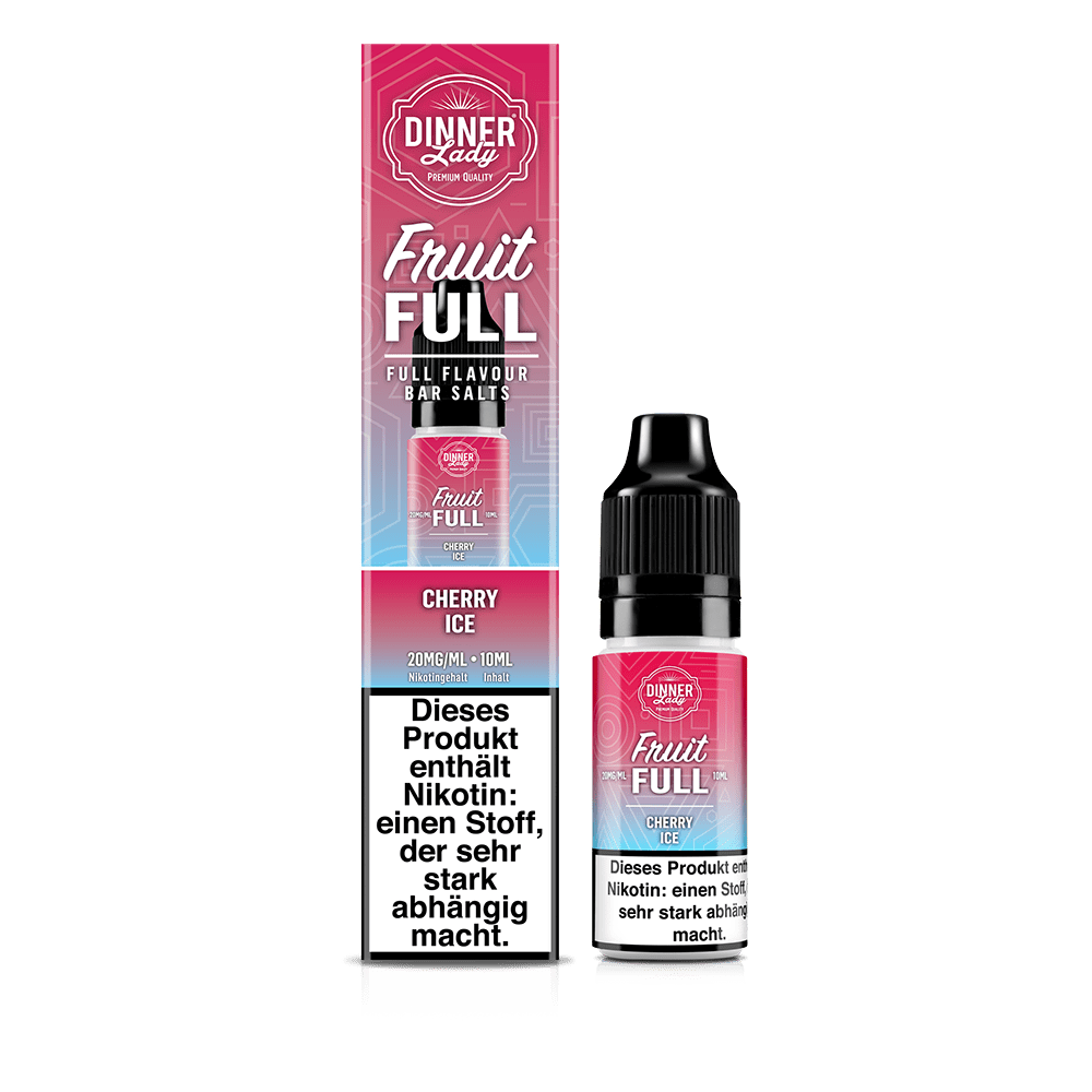 Dinner Lady Fruit Full Nikotinsalz - Cherry Ice - 10ml Liquid 20mg