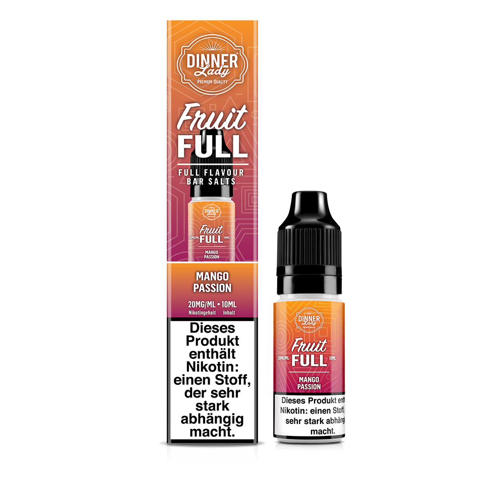 Dinner Lady Fruit Full Nikotinsalz - Mango Passion - 10ml Liquid 20mg