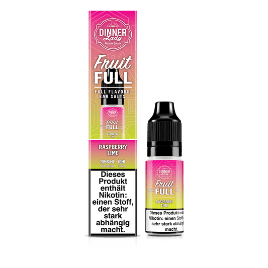 Dinner Lady Fruit Full Nikotinsalz - Raspberry Lime - 10ml Liquid 10mg