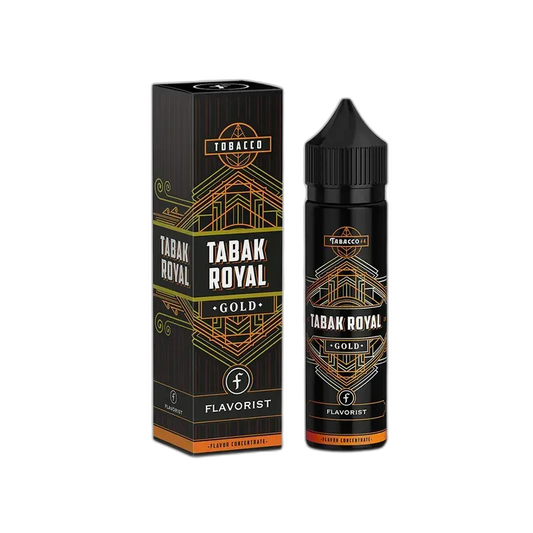 Flavorist Aroma Longfill - Tabak Royal Gold - 10ml Aroma in 60ml Flasche
