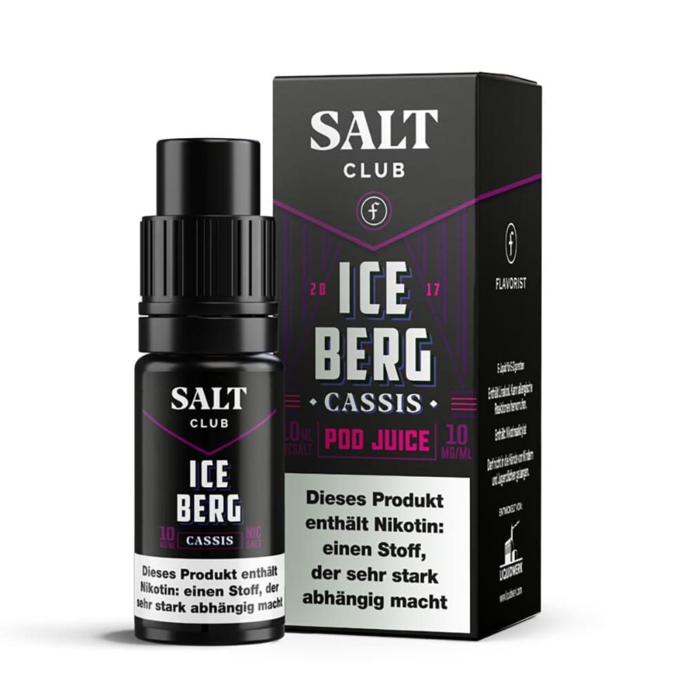 Salt Club Nikotinsalz - Flavorist Iceberg Cassis - Liquid 10ml 10mg