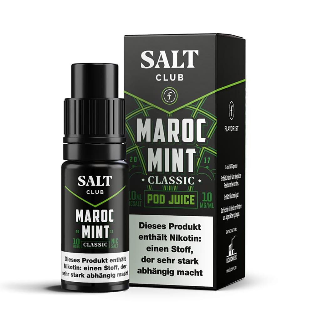 Salt Club Nikotinsalz - Flavorist Maroc Mint Classic - Liquid 10ml 20mg