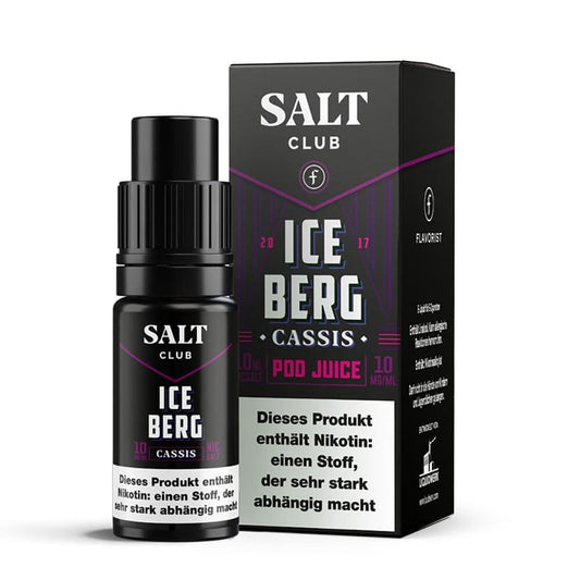 Salt Club Nikotinsalz - Flavorist Iceberg Cassis - Liquid 10ml 20mg