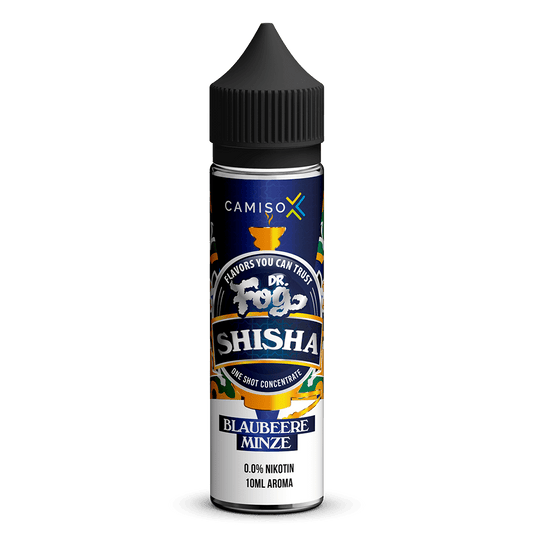 Dr. Fog Longfill - Blaubeere Minze - 10ml Aroma in 60ml Flasche