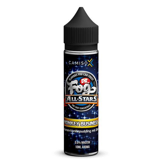Dr. Fog Longfill - Monkey Business - 10ml Aroma in 60ml Flasche