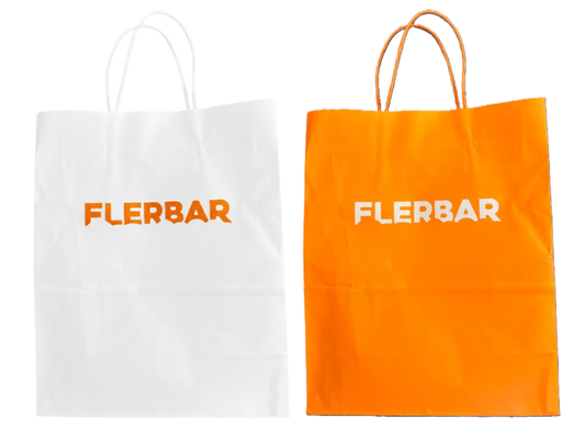 Flerbar Papiertragetaschen 500 Stück