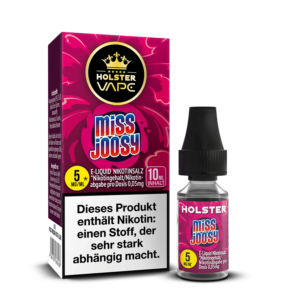Holster Nikotinsalz - Miss Joosy - Liquid 5mg 10ml