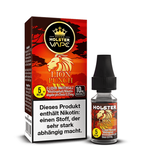 Holster Nikotinsalz Lion Punch Liquid