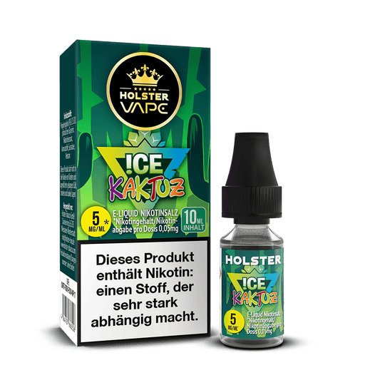 Holster Nikotinsalz - Ice Kaktuz - Liquid 5mg 10ml