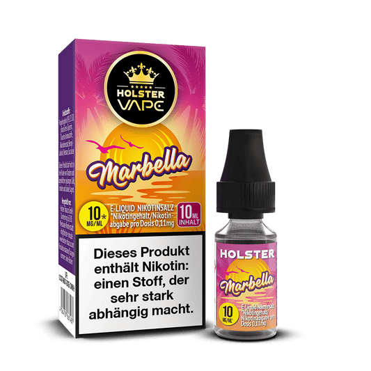 Holster Nikotinsalz - Marbella - Liquid 10mg 10ml
