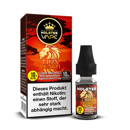 Holster Nikotinsalz - Lion Punch - Liquid 10mg 10ml