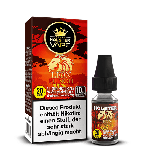 Holster Nikotinsalz - Lion Punch - Liquid 20mg 10ml