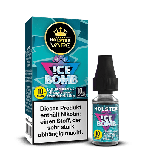 Holster Nikotinsalz - Ice Bomb - Liquid 10mg 10ml