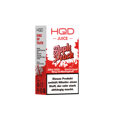 [Paket] 10x HQD Cirak Juice - Apple Peach - 18 mg/ml