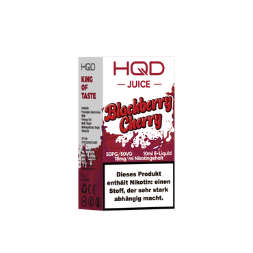 [Paket] 10x HQD Cirak Juice - Blackberry Cherry - 18 mg/ml