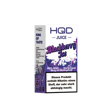 [Paket] 10x HQD Cirak Juice - Blackberry Ice - 18 mg/ml