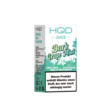 [Paket] 10x HQD Cirak Juice - Dark Grape Mint - 18 mg/ml