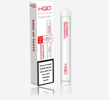[Paket] 10x HQD Hoova+ - Blackberry Dragonfruit - 20 mg/ml Nikotin