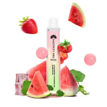 [Paket] 10x Hayati Pro Mini 800 Strawberry Watermelon Bubblegum 20mg Nikotin