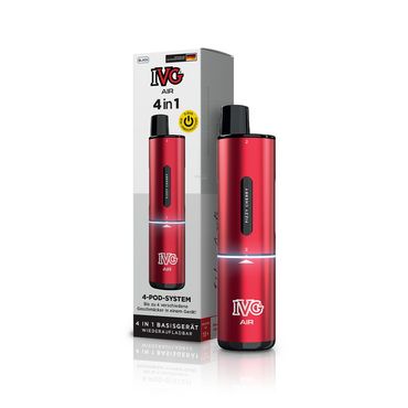 [Paket] 10x IVG Air 4in1 - 1100mAh Device - Farbe: Red