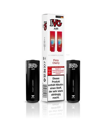 [Paket] 10x IVG Air 4in1 Pods - Fizzy Cherry (2er Pack)