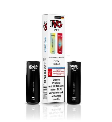 [Paket] 10x IVG Air 4in1 Pods - Fizzy Edition (2er Pack)
