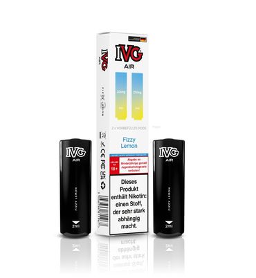 [Paket] 10x IVG Air 4in1 Pods - Fizzy Lemon (2er Pack)