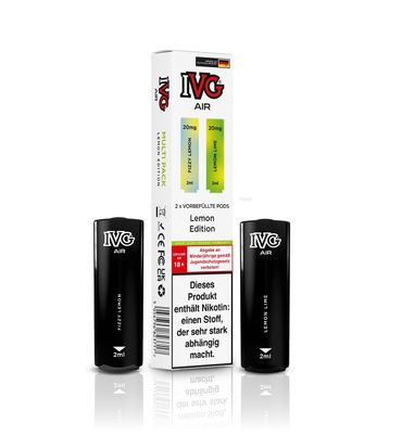 [Paket] 10x IVG Air 4in1 Pods - Lemon Edition (2er Pack)
