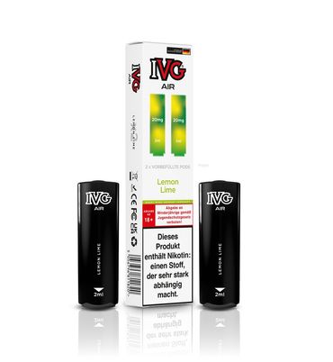 [Paket] 10x IVG Air 4in1 Pods - Lemon Lime (2er Pack)