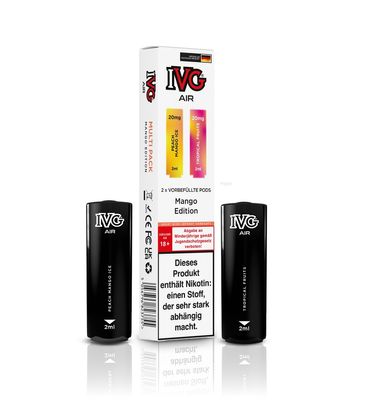 [Paket] 10x IVG Air 4in1 Pods - Mango Edition (2er Pack)