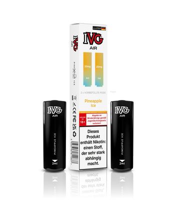 [Paket] 10x IVG Air 4in1 Pods - Pineapple Ice (2er Pack)