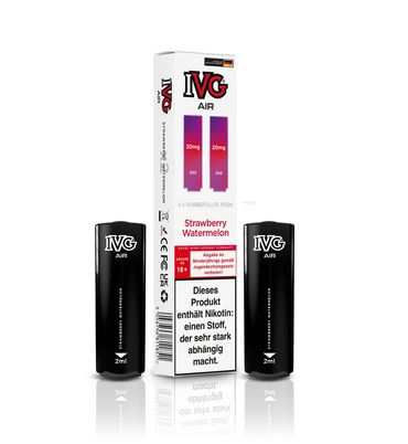 [Paket] 10x IVG Air 4in1 Pods - Strawberry Watermelon (2er Pack)