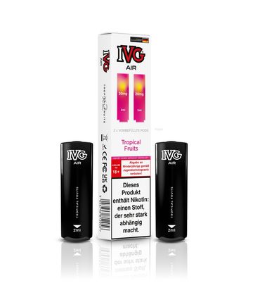 [Paket] 10x IVG Air 4in1 Pods - Tropical Fruits (2er Pack)