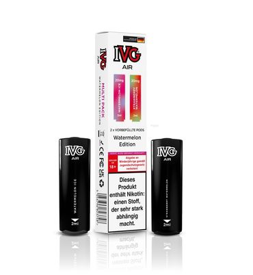 [Paket] 10x IVG Air 4in1 Pods - Watermelon Edition (2er Pack)