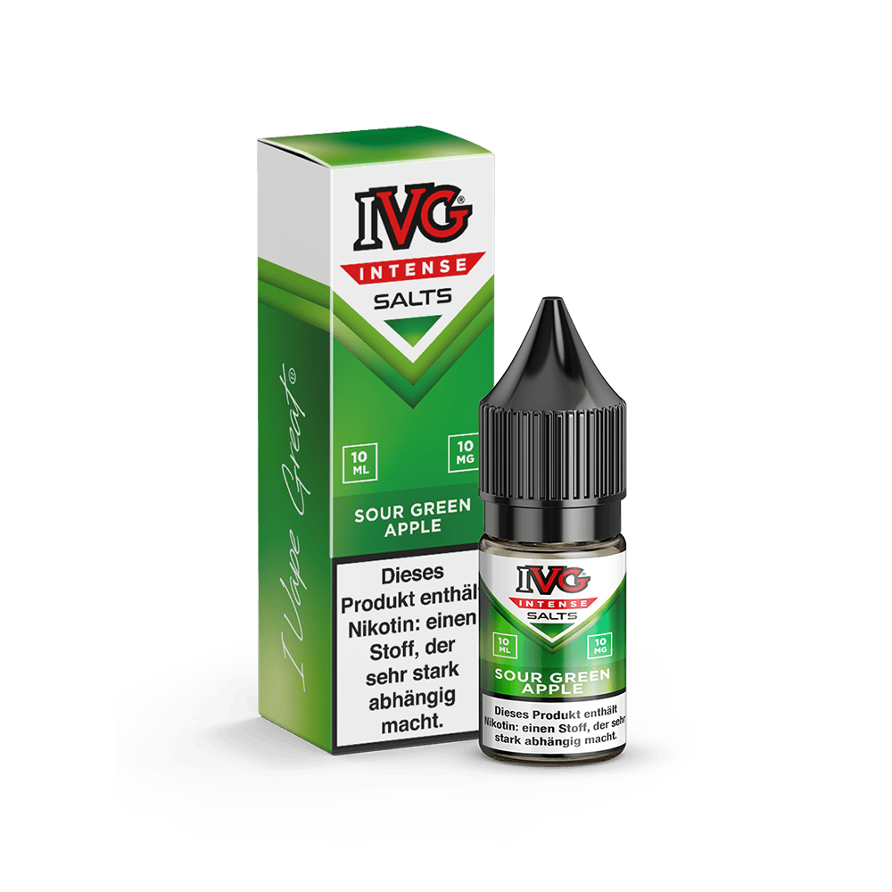 IVG Intense Nikotinsalz Sour Green Apple Liquid