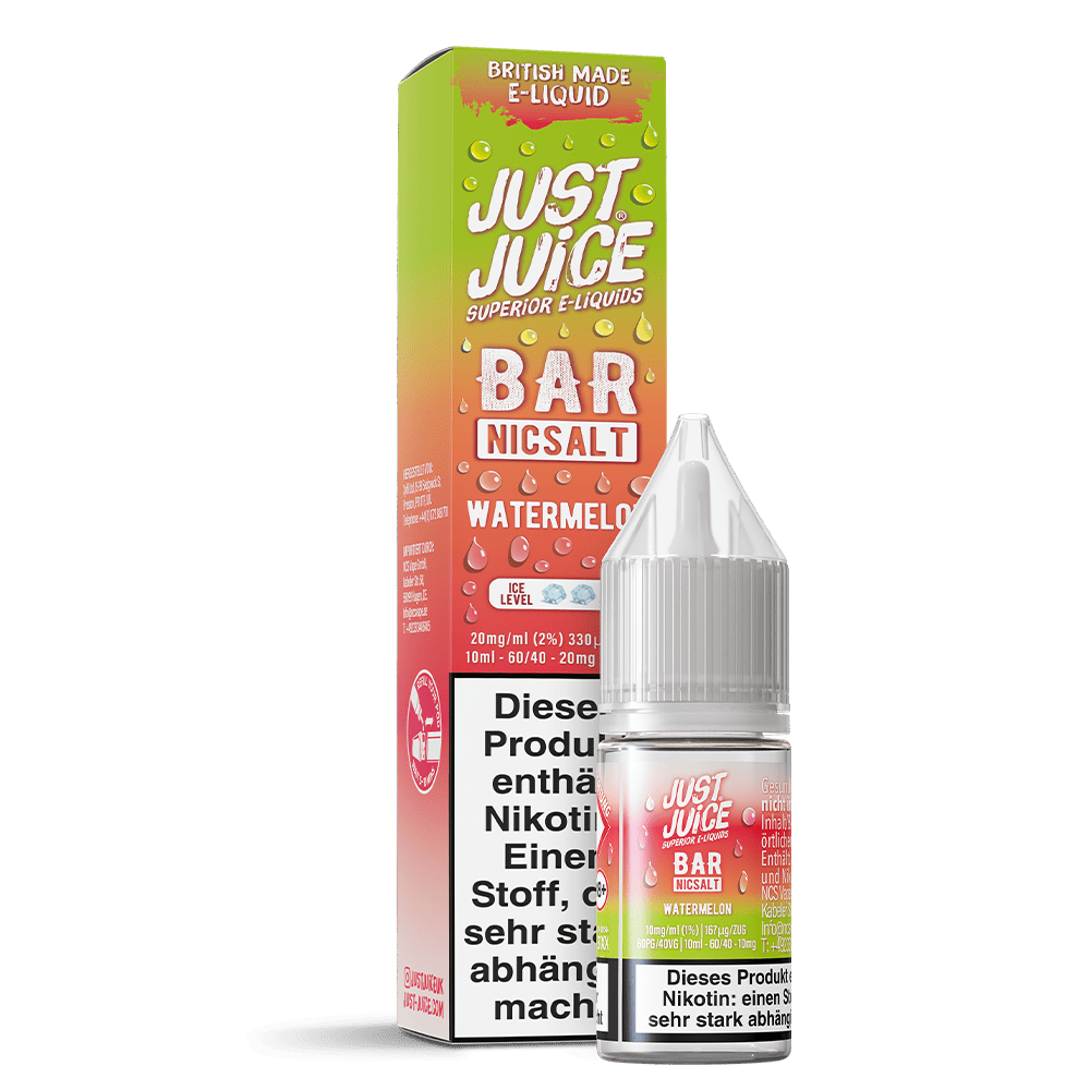 Just Juice Nikotinsalz - Watermelon - 10ml Liquid 10mg