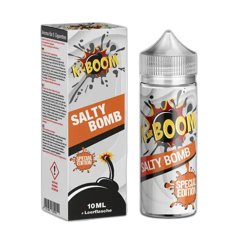 K-Boom Longfill - Salty Bomb Original Rezept - 10ml Aroma in 120ml Flasche
