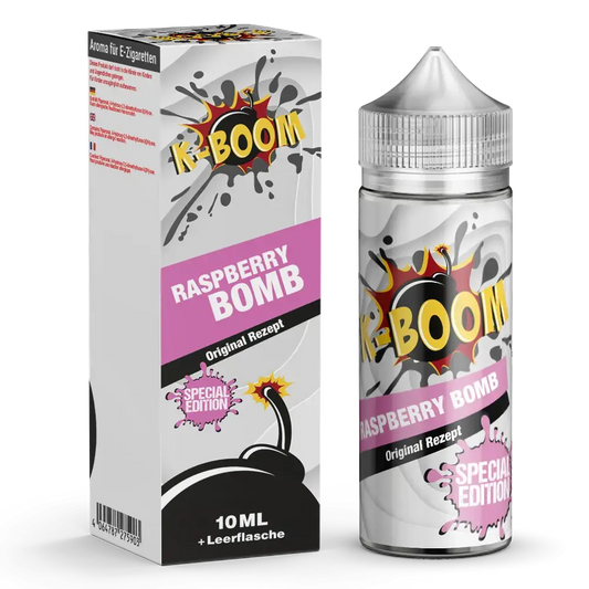 K-Boom Longfill - Raspberry Bomb - 10ml Aroma in 120ml Flasche