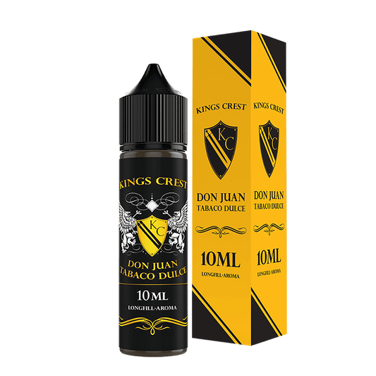 Kings Crest Longfill - Don Juan Tobaco Dulce - 10ml in 60ml Flasche