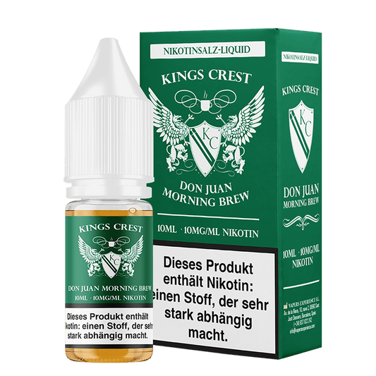 Kings Crest Nikotinsalz Don Juan Morning Brew Liquid