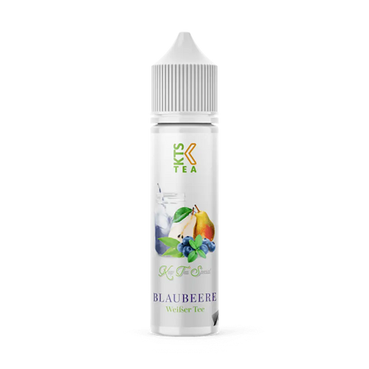 KTS Tea Line Longfill - Blaubeere Weißer Tee - 10ml Aroma  in 60ml Flasche
