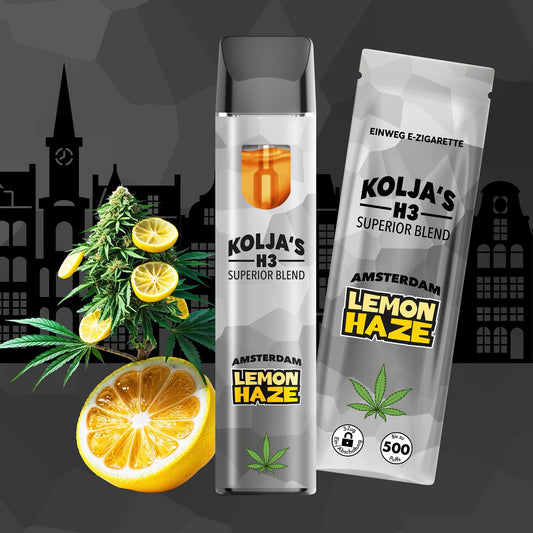 Koljas H3 Superior Blend Vape - Lemon Haze 1ml