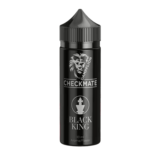 Dampflion Checkmate Longfill - Black King - 10ml Aroma in 120ml Flasche