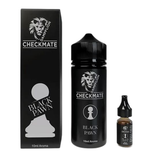 Dampflion Checkmate Longfill - Black Pawn - 10ml Aroma in 120ml Flasche