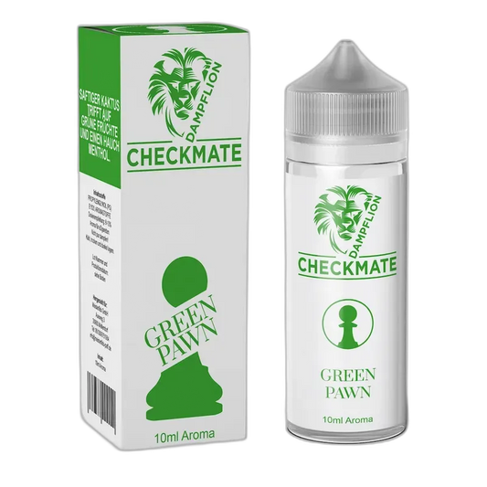 Dampflion Checkmate Longfill - Green Pawn - 10ml Aroma in 120ml Flasche