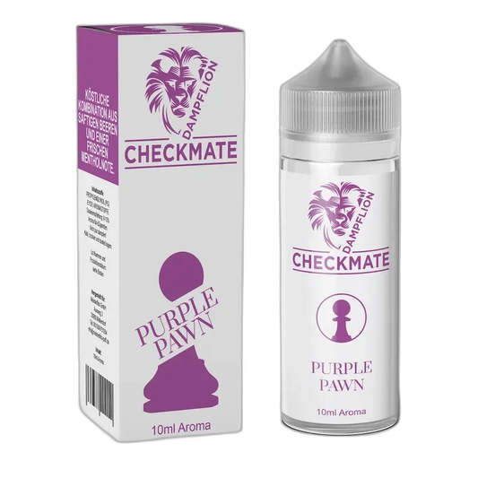 Dampflion Checkmate Longfill - Purple Pawn - 10ml Aroma in 120ml Flasche