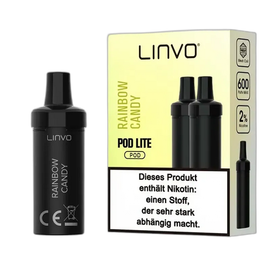 2x Linvo Pod Lite - Rainbow Candy - 20mg Nikotinsalz 2ml