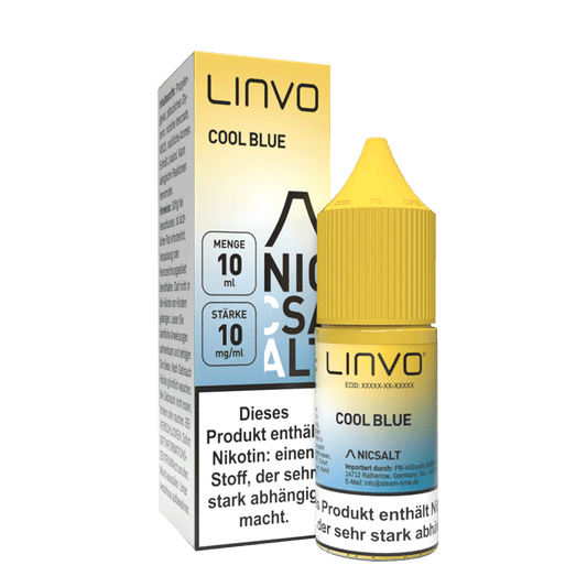 Linvo Nikotinsalz - Cool Blue - Liquid 10mg 10ml