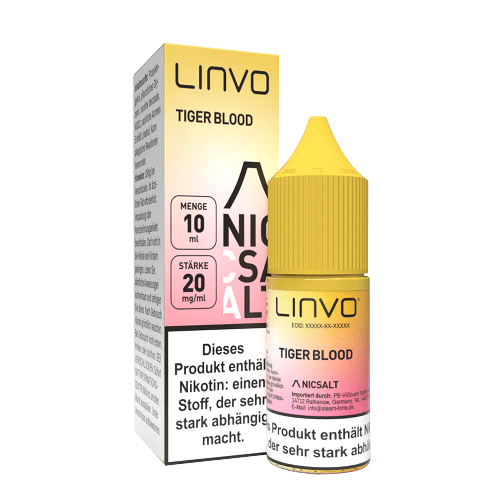 Linvo Nikotinsalz - Tiger Blood - Liquid 20mg 10ml