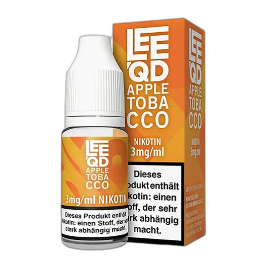 LEEQD Tabak Apple Tobacco 10ml 3mg Liquid